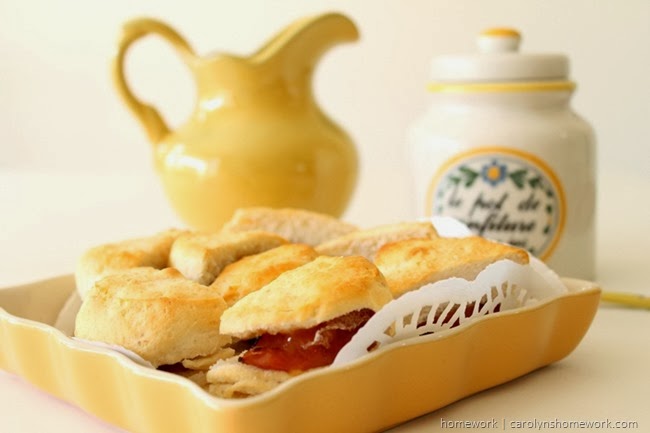 Chicken Hardwood Smoked Sausage Biscuit Bites via homework | carolynshomework.com