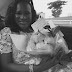 Sunmbo Adeoye shows off the flowers & loving note she got from her husband 