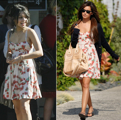 vanessa hudgens cardigan. Vanessa Hudgens and Ashley