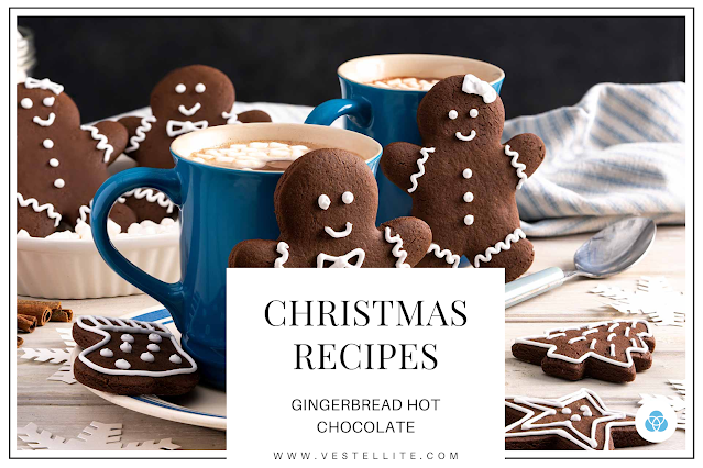 Christmas recipe, Gingerbread Hot Chocolate, Hot Chocolate recipe, Christmas Hot Chocolate Recipe, Christmas food recipe, Christmas foods, Christmas food recipe