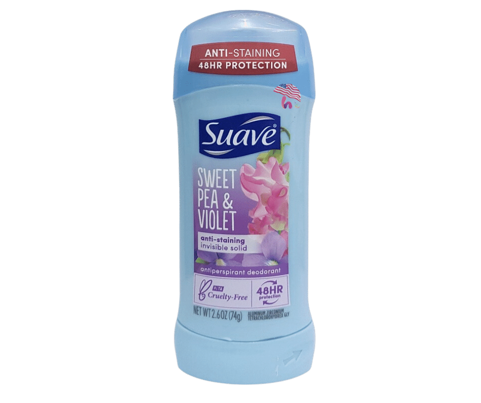 Lăn khử mùi nữ Suave Sweet Pea & Violet 48H Protection