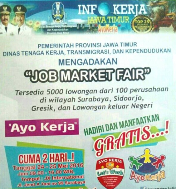 Lowongan Kerja Di Job Market Fair Surabaya - Info Lowongan 