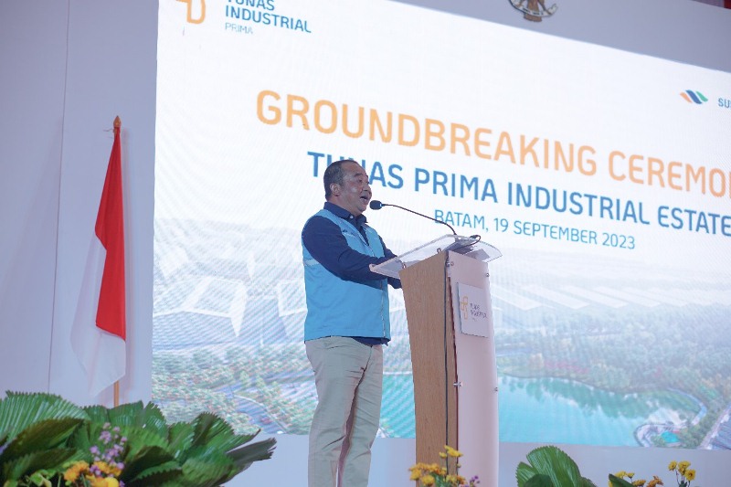 Ground Breaking Kawasan Industri Tunas Prima, PLN Batam Siap Sediakan Energi Hijau