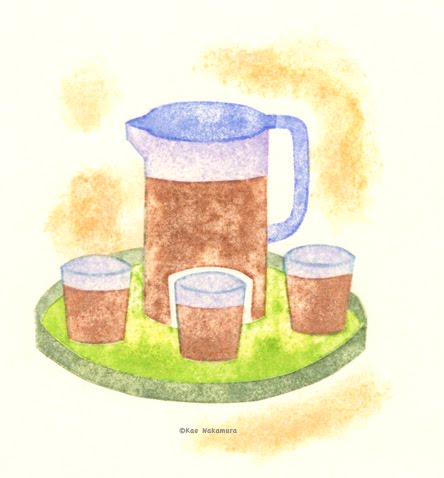 イラストレーター Kae S Blog 麦茶のイラスト