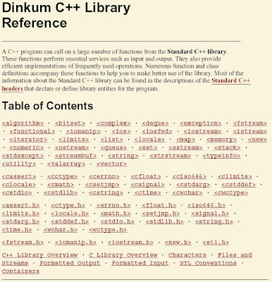 Dinkum C++ Library Reference