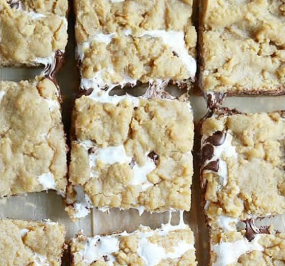 S’mores Cookie Bars #Cookie #Dessert