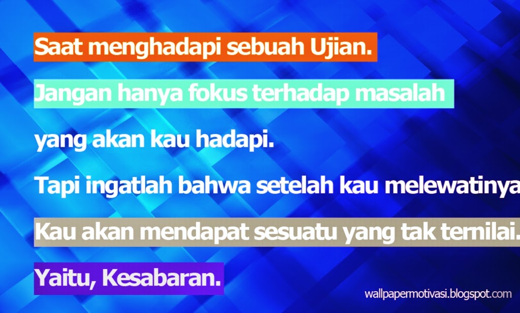  Kata  mutiara motivasi Jangan hanya Fokus terhadap Masalah 