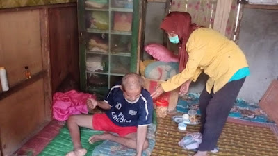 Kisah Sedih dan Pilu Maimunah, Merawat Suaminya yang 6 Tahun Alami Kelumpuhan Total