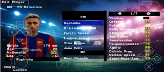 Download eFootball PES PS5 Camera PPSSPP Update New Kits And Transfer Season 2024-2025 Best Graphics HD
