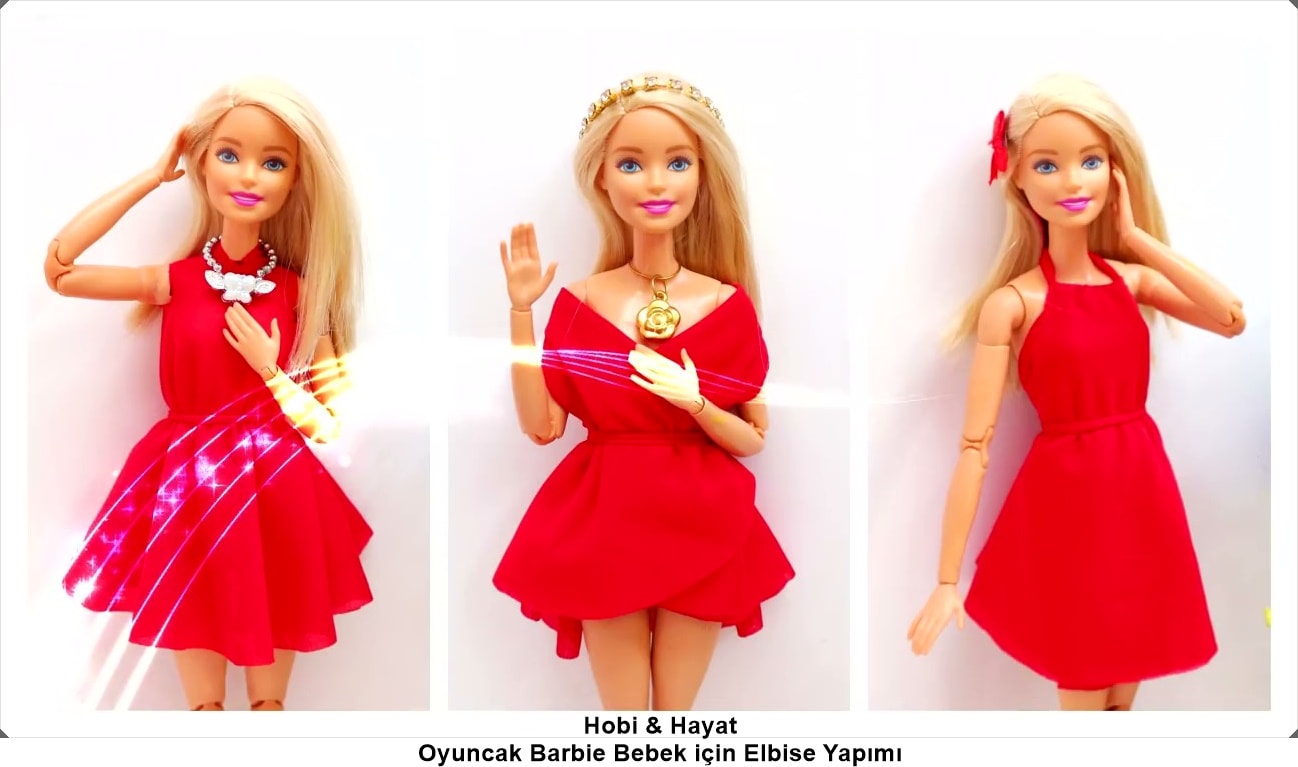 Oyuncak Barbie Bebek Icin Elbise Yapimi Hayat Ve Insan