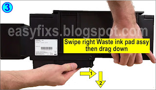 How to replace the waste ink pad on the Epson L555 - 03