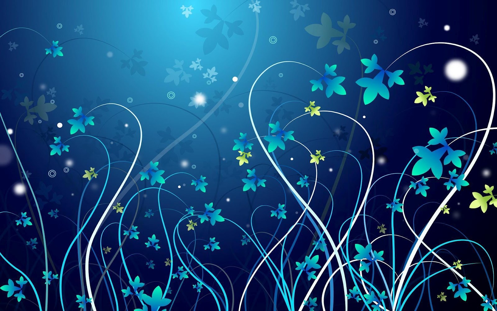 Abstract Flowers wallpaper