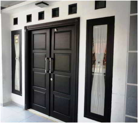 33 model pintu utama daun pintu rumah minimalis modern 