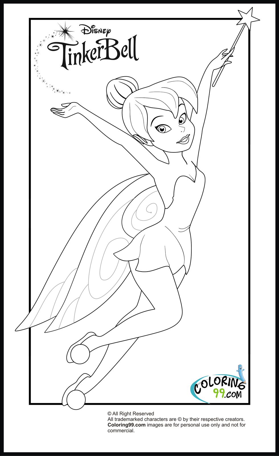Tinkerbell Coloring 5