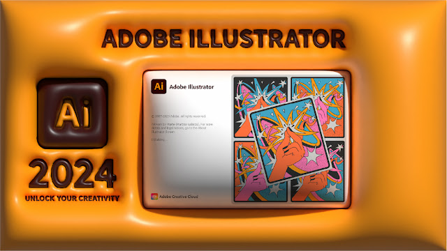 Adobe Illustrator CC 2024 Graphic Design Software
