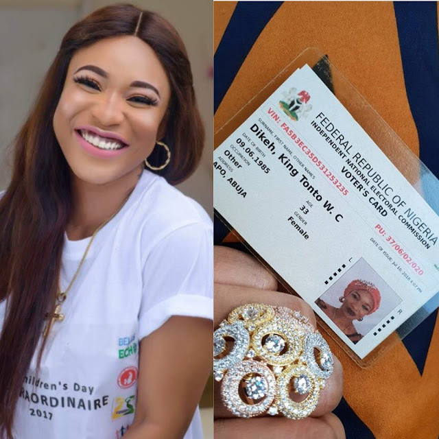 NIGERIAN ACTRESS TONTO DIKEH OFFICIALLY CHANGES HER NAME