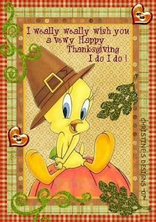 Happy Thanksgiving Tweety Wishes