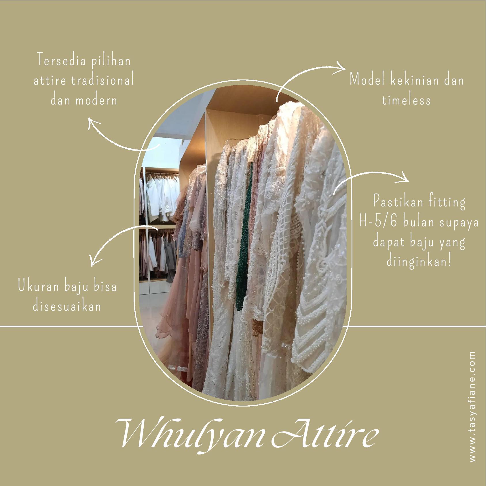 Fitting Baju Pengantin di Whulyan Attire