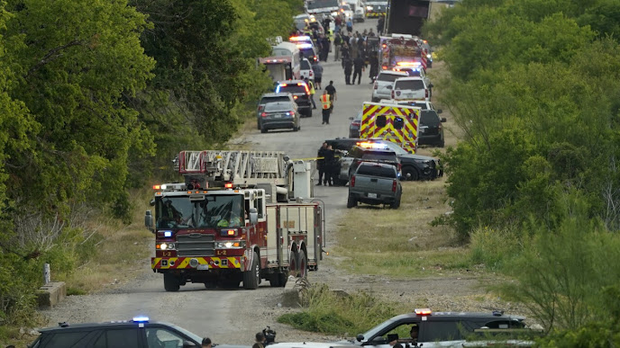 At least 40 found dead in back of tractor trailer