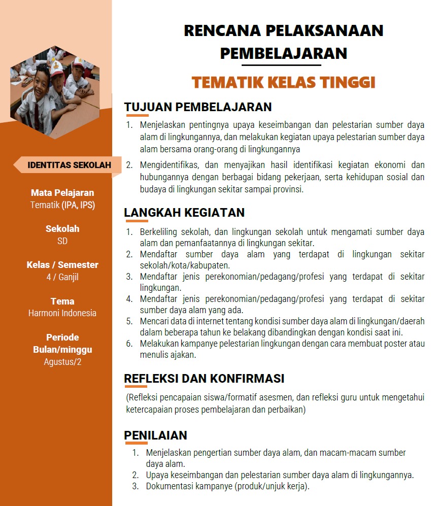 Contoh Rpp Daring Sd Mi Kelas 4 Masa Pandemi Covid 19 Datadikdasmen