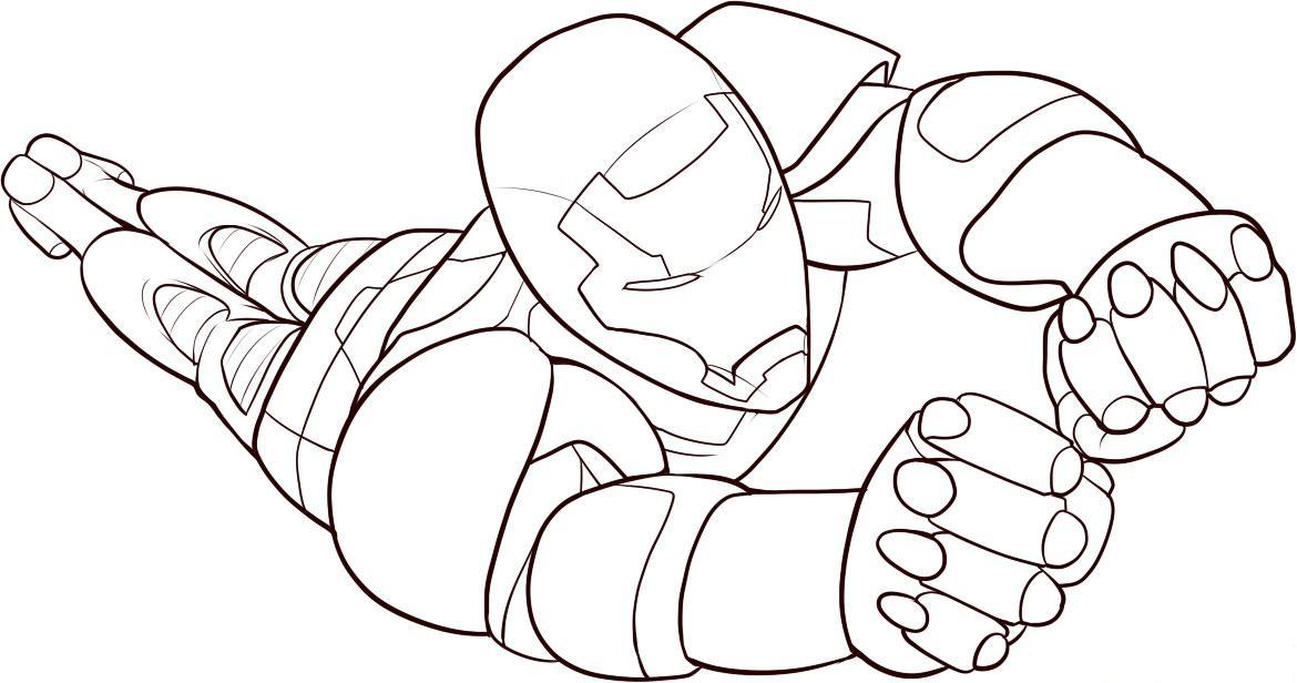 Superhero Printable Coloring Pages