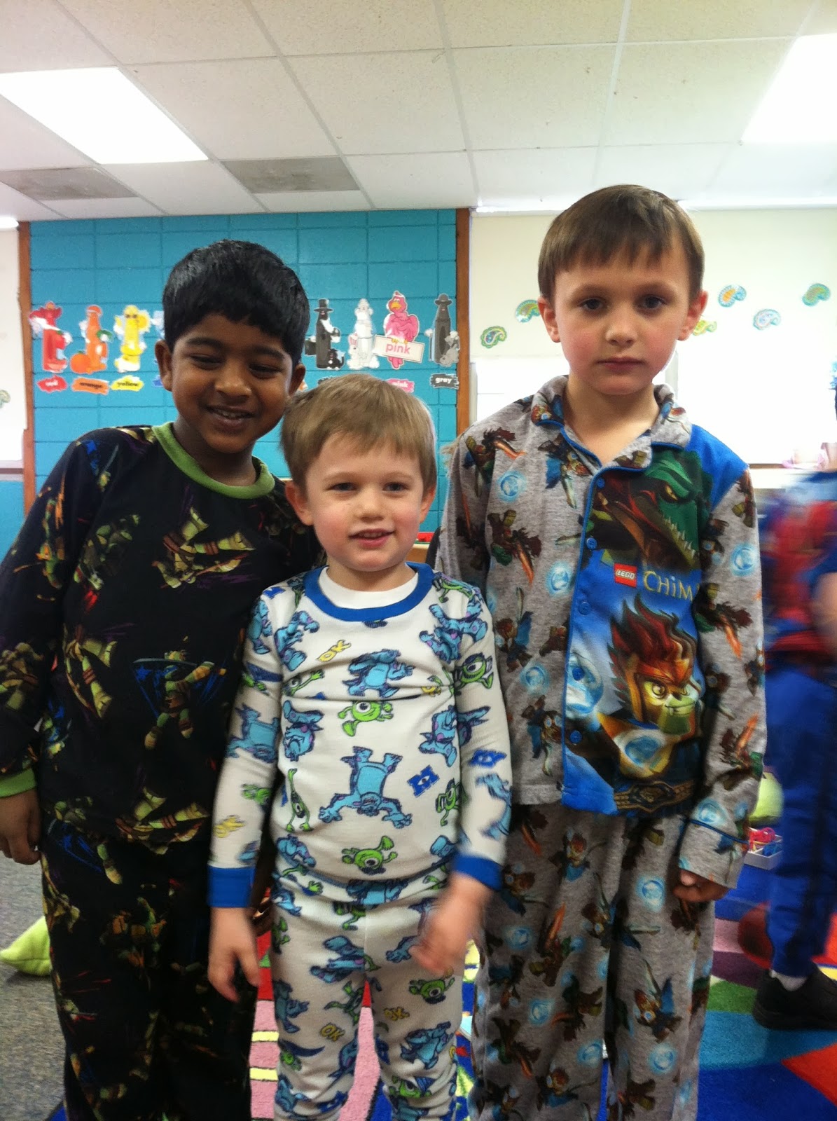 Pre-School: Pajama day in Preschool for NLSW