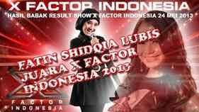 Fatin Shidqia Lubis Juara The X Factor Indonesia