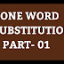 One word Substitution Starting with A