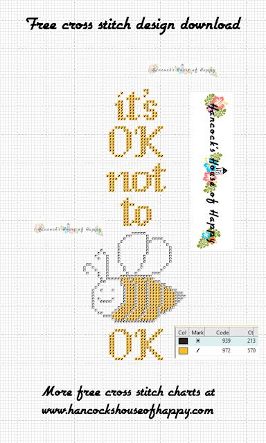 Creature Comforts! It's OK Not To Be OK Cross Stitch Pattern, Free Bee Cross Stitch Design, Free mental health Cross Stitch to Download, bee cross stitch, mental health cross stitch, cross stitch for beginners, kawaii bee, kawaii bee cross stitch, cute bee bookmark stitch pattern, cross stitch funny, subversive cross stitch, cross stitch home, cross stitch design, diy cross stitch, adult cross stitch, cross stitch patterns, cross stitch funny subversive, modern cross stitch, cross stitch art, inappropriate cross stitch, modern cross stitch, cross stitch, free cross stitch, free cross stitch design, free cross stitch designs to download, free cross stitch patterns to download, downloadable free cross stitch patterns, darmowy wzór haftu krzyżykowego, フリークロスステッチパターン, grátis padrão de ponto cruz, gratuito design de ponto de cruz, motif de point de croix gratuit, gratis kruissteek patroon, gratis borduurpatronen kruissteek downloaden, вышивка крестом