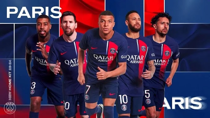 PSG divulga uniforme da próxima temporada, com Messi e Neymar