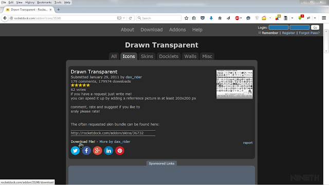 download skin rocketdock drawn transparent