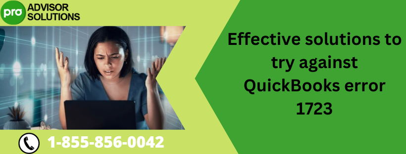 QuickBooks error 1723