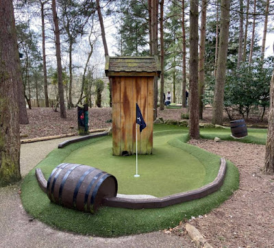 Adventure Golf at Center Parcs Elveden Forest, Norfolk. Photo by Christopher Gottfried March 2020