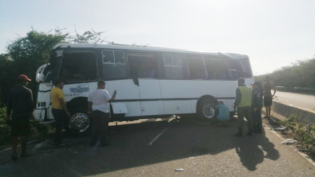 TRES LESIONADOS DEJÓ VUELCO EN LA CENTROCCIDENTAL