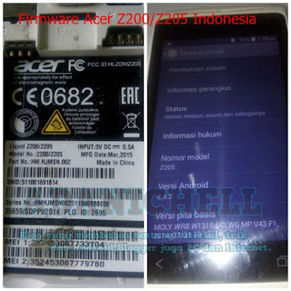 Firmware Acer Z200/Z205 Indonesia 100% Done