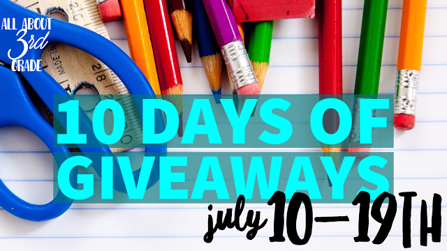 10 Days of Giveaways - Mrs 3rd Grade gives away Superhero Math!