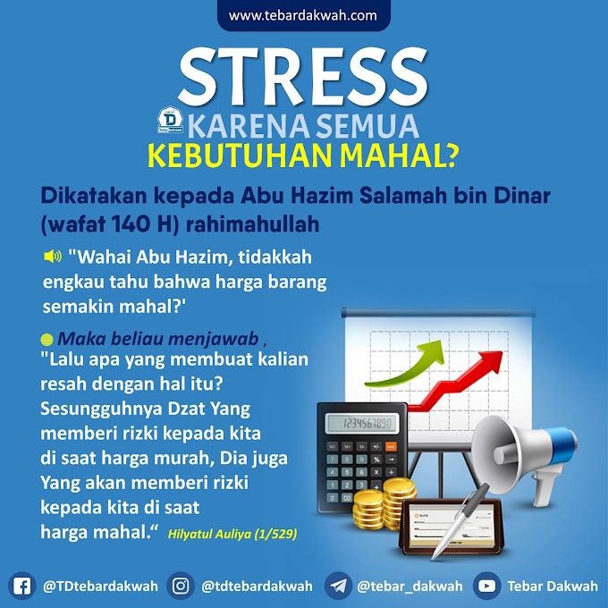 STRESS KARENA SEMUA KEBUTUHAN MAHAL?