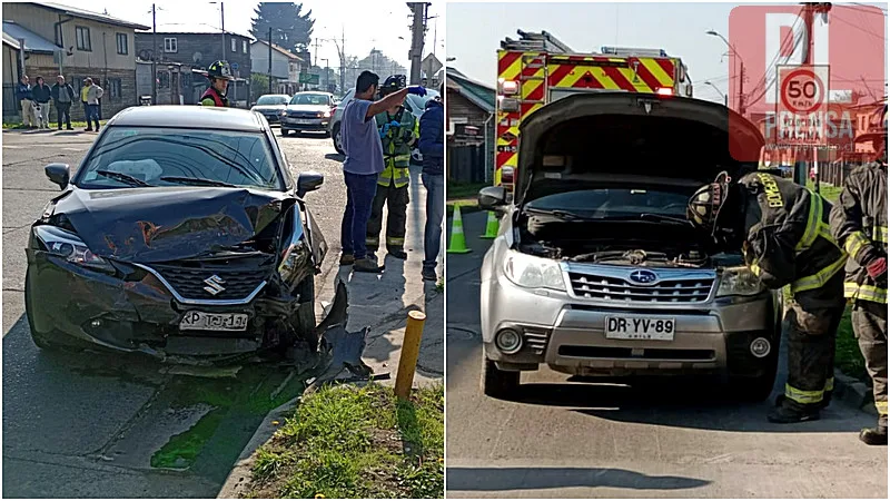 Accidente deja una persona lesionada en Osorno