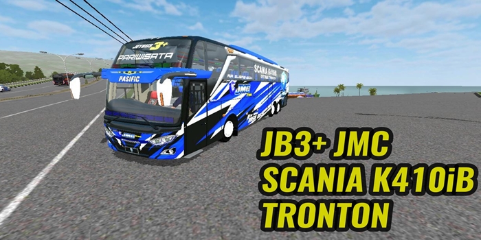 MOD BUSSID JB3+ Scania K410iB Tronton JMC Full Strobo