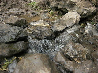 water from mountain in Mushk Puri