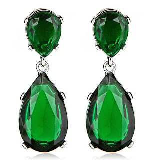 emerald drop earrings kyle richards