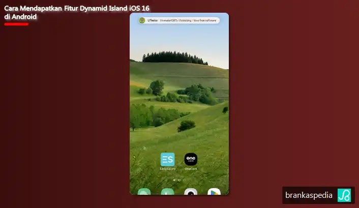Cara Mendapatkan Fitur Dynamic Island iOS 16 di Android