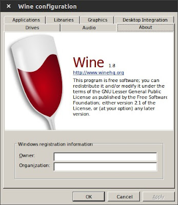 Wine 1.8 telah di release, begini cara install wine 1.8 di Ubuntu.