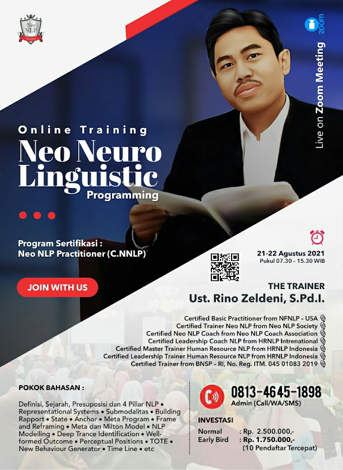 Certified Neo Neuro Linguistic Programming Practitioner