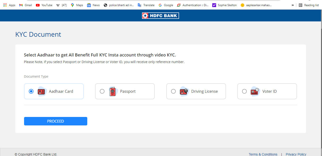 hdfc regular savings account