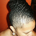 Natural Updo with Twists