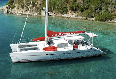 Charter catamaran ReAction in the Virgin Islands with Paradise Connections Yacht Charters
