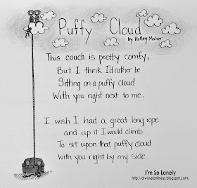 lonely poem - puffy clouds