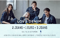 Logo Da OVS acquisti 2 Jeans e il 3° lo paghi solo 1 €