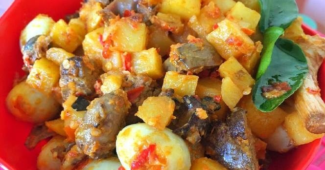 Resep dan Cara membuat Sambal Goreng Kentang Hati dan ...